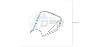 CBR1000RRA F / CMF drawing E-SEAT