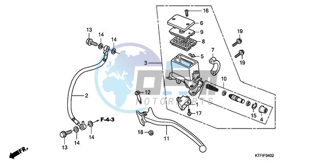 RR. BRAKE MASTER CYLINDER (SH1259/1509)