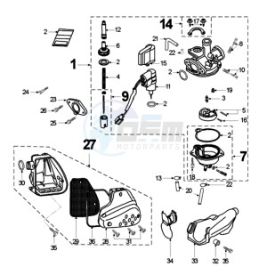 VIVA C drawing CARBURETTOR