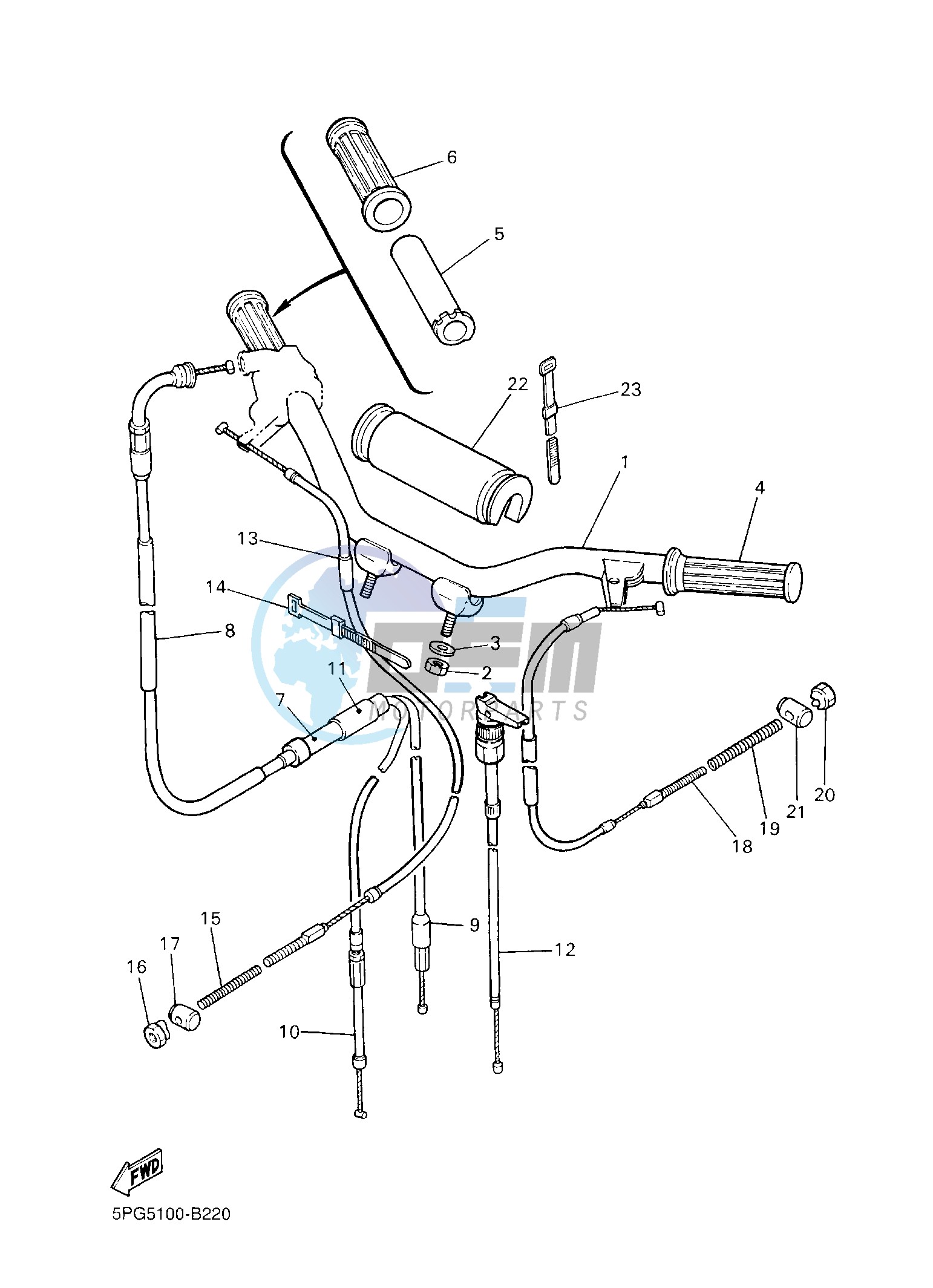 STEERING HANDLE & CABLE