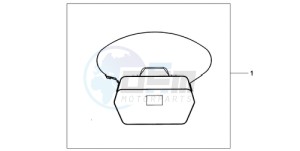 CBF600N9 Europe Direct - (ED / 25K) drawing INNERBAG TOPBOX