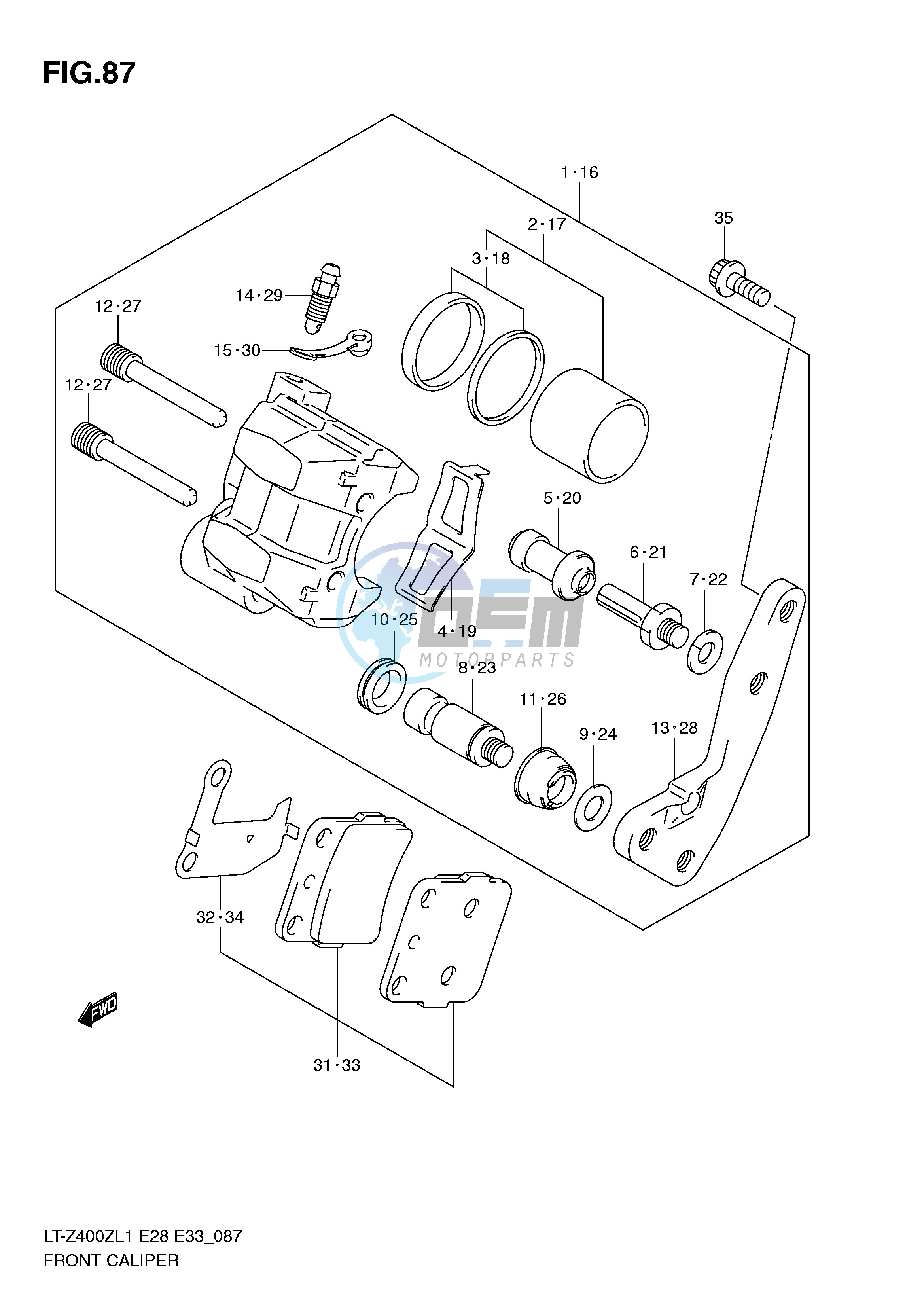 FRONT CALIPER