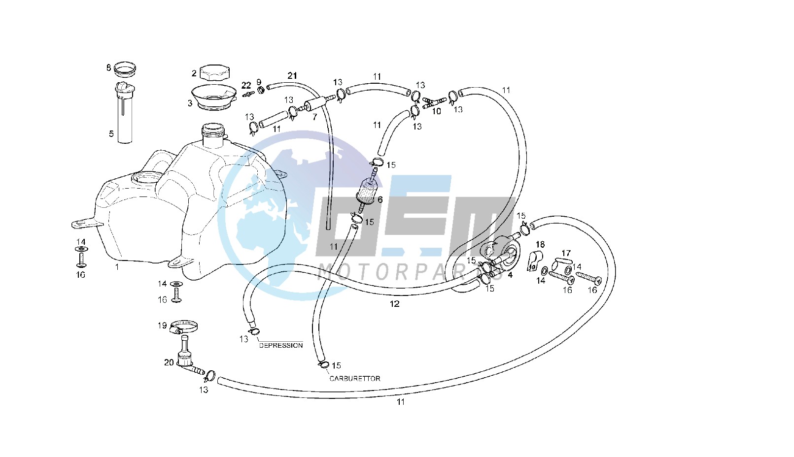 FUEL TANK 125