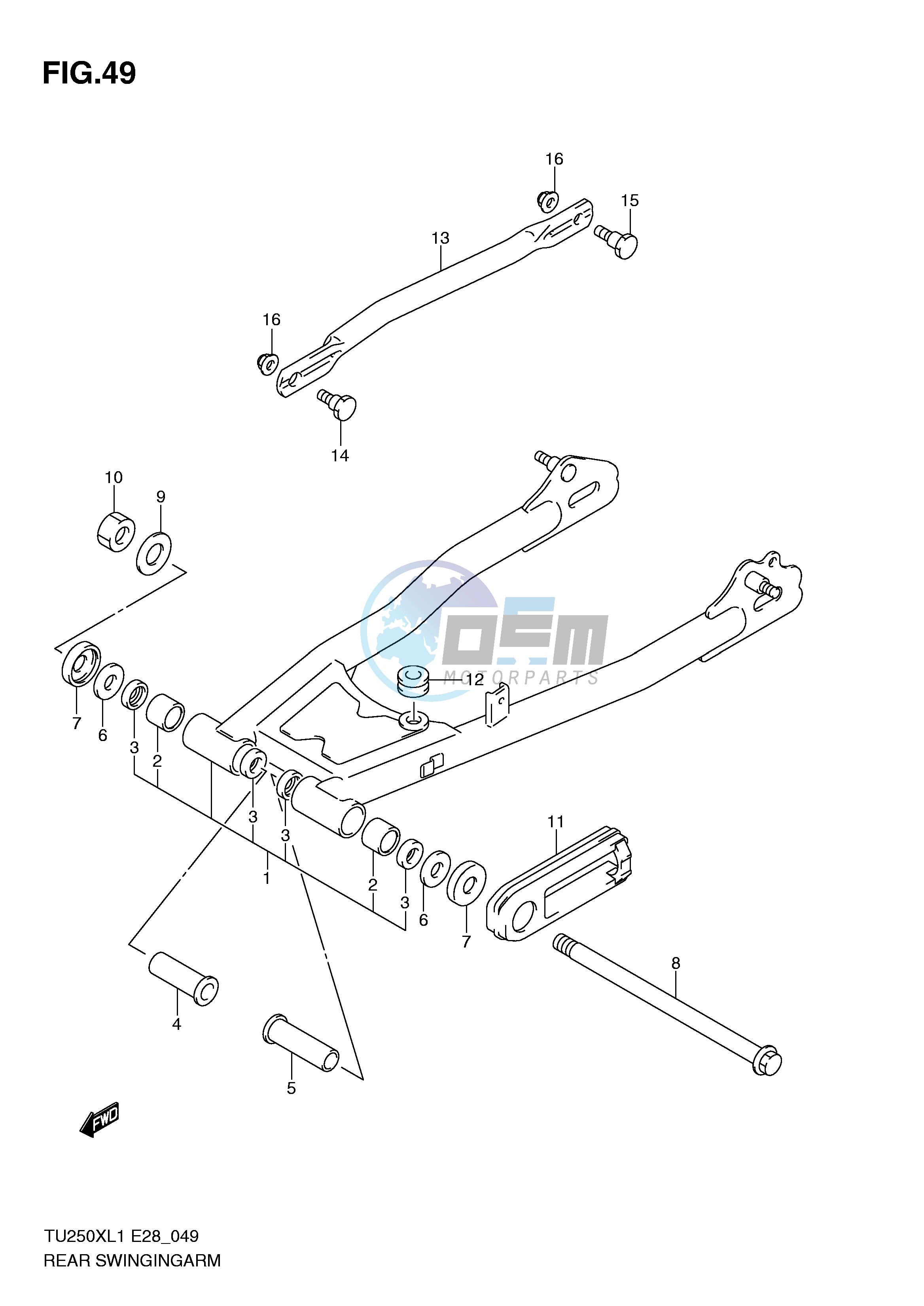 REAR SWINGINGARM