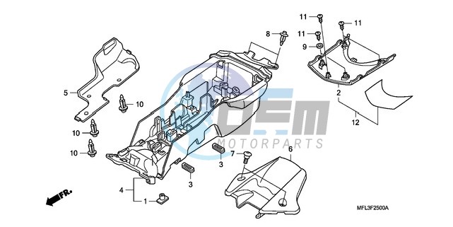 REAR FENDER (CBR1000RR)