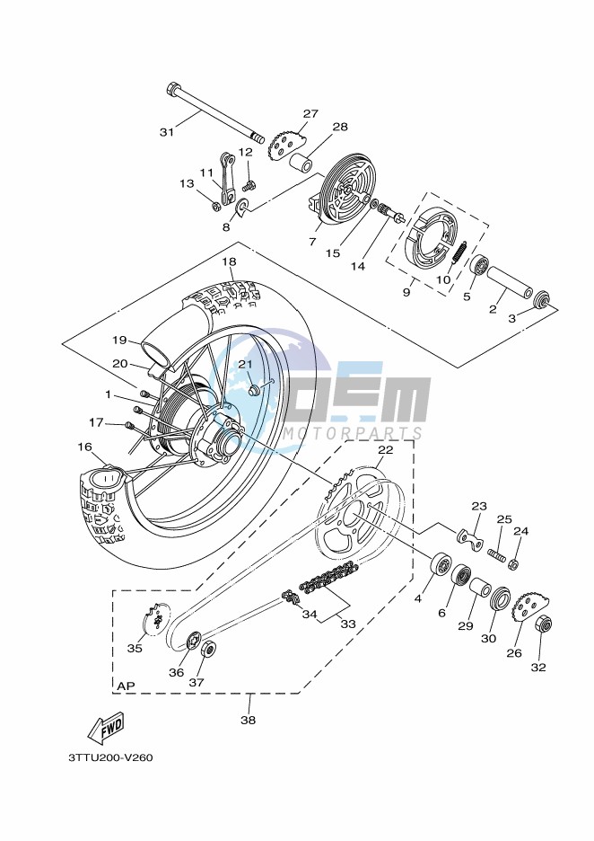 REAR WHEEL