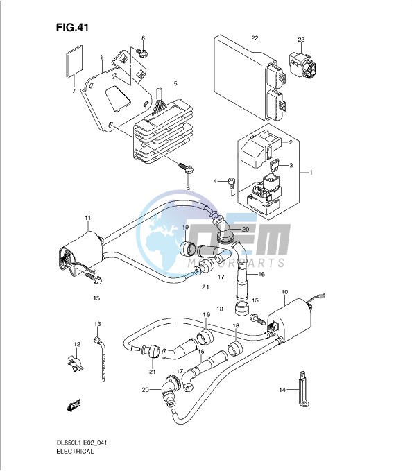 ELECTRICAL (DL650UEL1 E19)