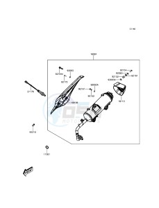 J125 ABS SC125BGFA XX (EU ME A(FRICA) drawing Muffler(s)