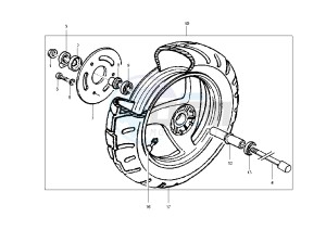 NRG MC3 50 drawing Front wheel