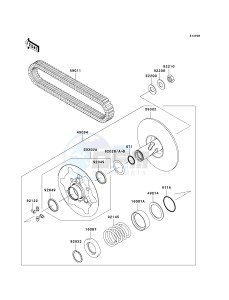 KVF 360 A [PARAIRIE 360 4X4] (A1-A3) PRAIRIE 360 4X4] drawing DRIVEN CONVERTER-- A3- -