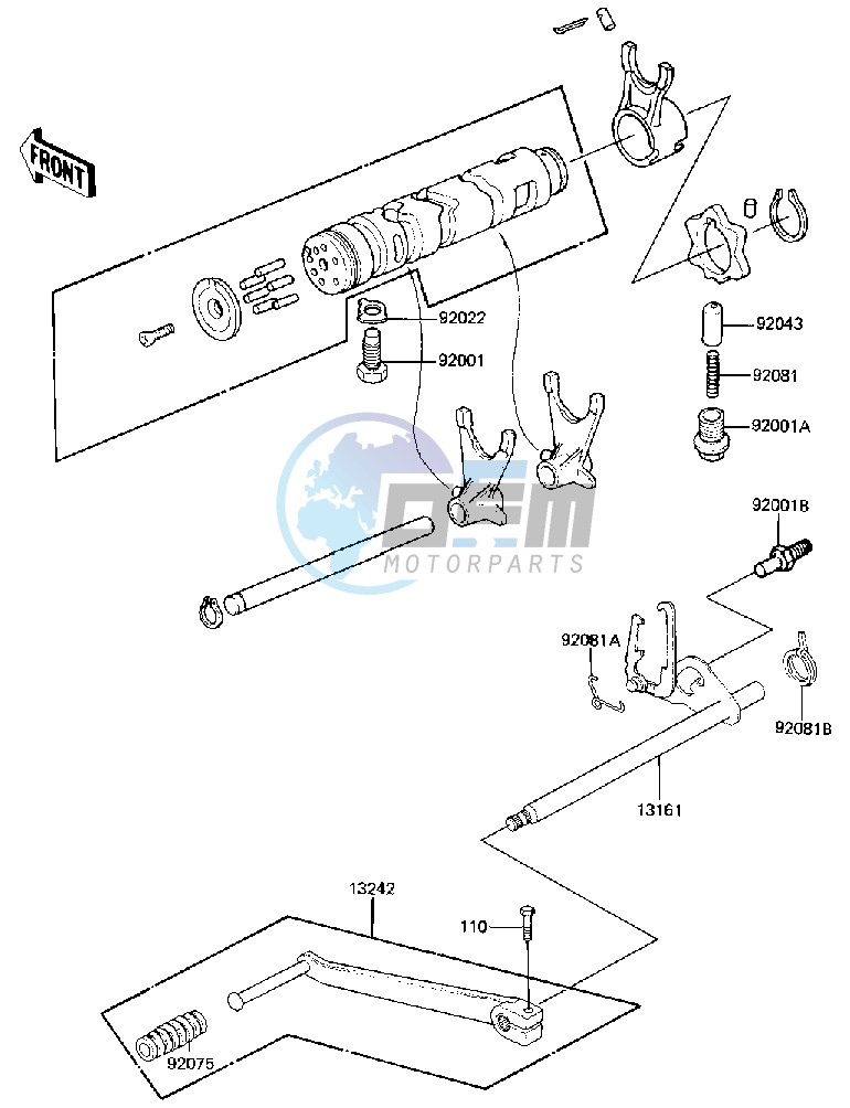 GEAR CHANGE MECHANISM