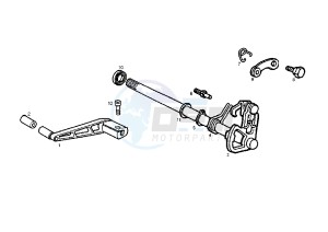 GPR RACING - 50 cc drawing GEAR CHANGE MECHANISM