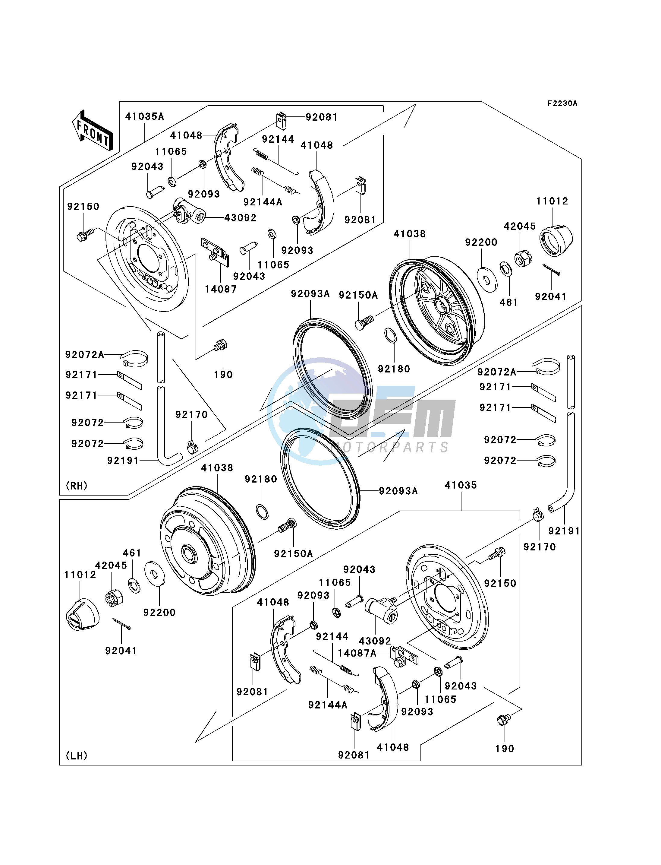 FRONT HUBS_BRAKES-- K7F_K8F- -