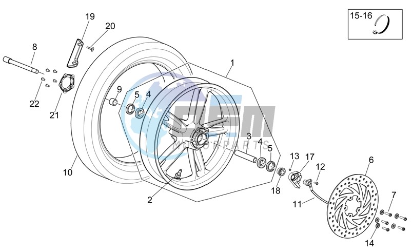 Front wheel