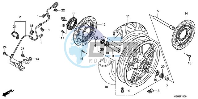 FRONT WHEEL