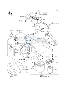 ZR 550 B [ZEPHYR] (B1-B4) [ZEPHYR] drawing AIR FILTER