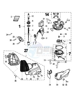 VIVA NUV drawing CARBURETTOR