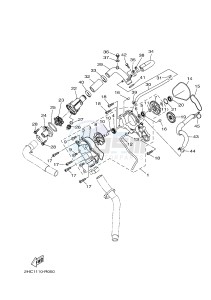 YXZ1000 YXZ10YMSJ (2HCK) drawing WATER PUMP