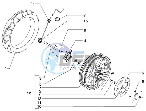 Front wheel