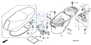 SCV100F9 Australia - (U) drawing SEAT/LUGGAGE BOX