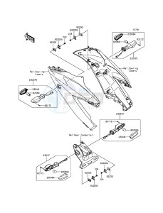 NINJA 250SL ABS BX250BGF XX (EU ME A(FRICA) drawing Turn Signals