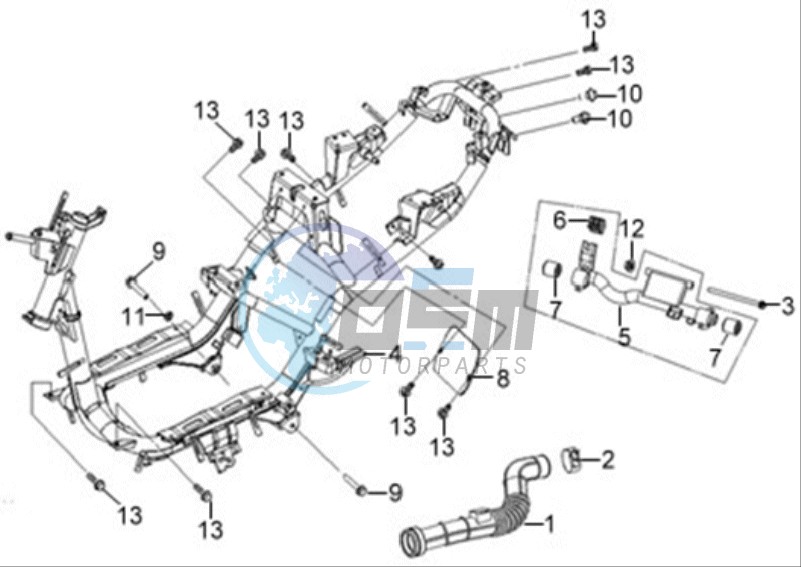 FRAME / ENGINE MOUNT