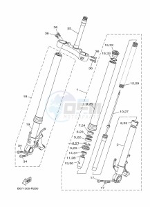 MT-10 MTN1000 (B67P) drawing FRONT FORK