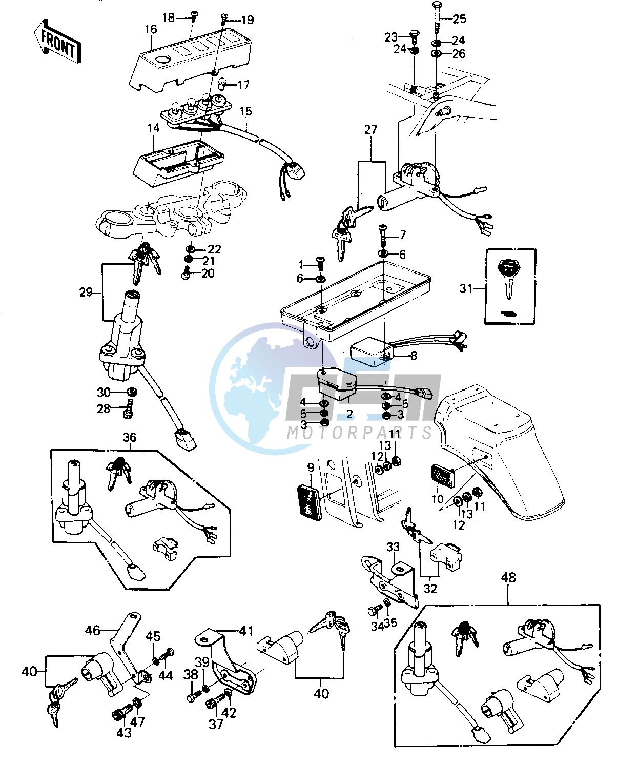 IGNITION SWITCH_LOCKS_REFLECTORS