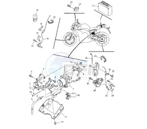 FZ1-NA 1000 drawing ANTI LOCK BRAKE SYSTEM