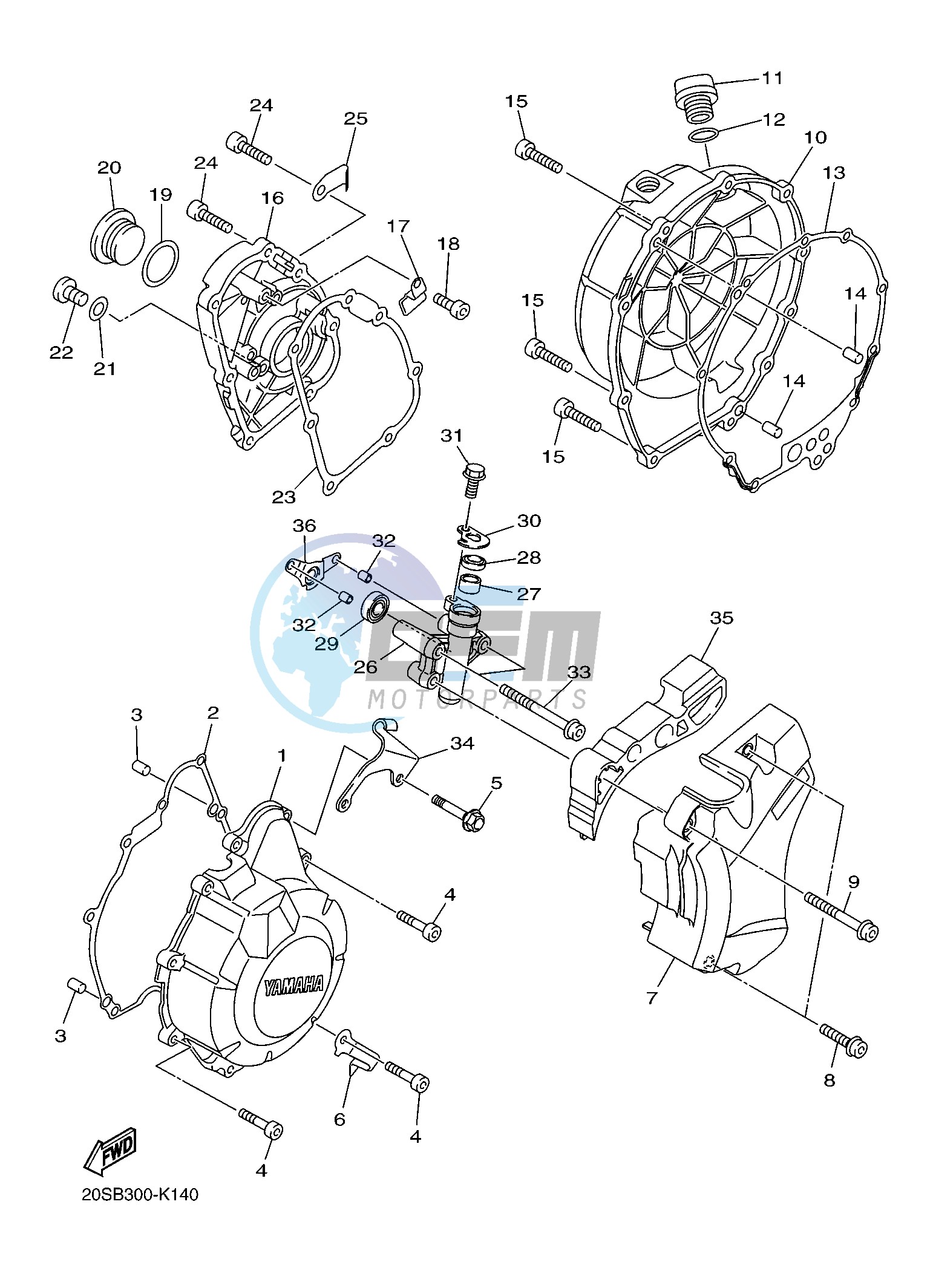 CRANKCASE COVER 1