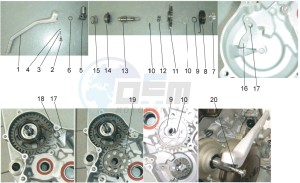 MXV 450 Cross drawing Starter assembly