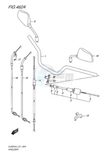 DL650X ABS V-STROM EU drawing HANDLEBAR