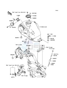 VERSYS_ABS KLE650DDF XX (EU ME A(FRICA) drawing Fuel Tank