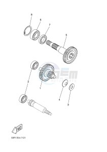 NS50 AEROX (1PH3 1PH3 1PH3 1PH3) drawing TRANSMISSION