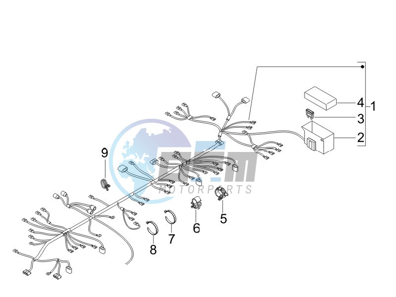 Main cable harness