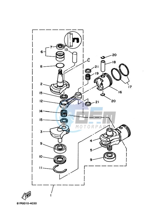 CRANKSHAFT--PISTON