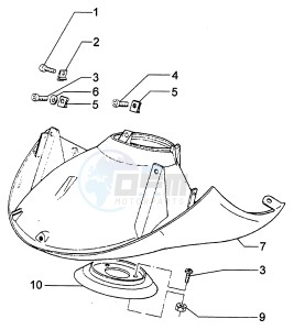 Hexagon 250 GT (5791881) 5791881 drawing Front mudguard