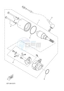 YZF-R125 R125 (5D7R 5D7R 5D7R) drawing STARTING MOTOR