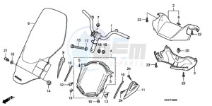 FES150A9 Europe Direct - (ED / ABS) drawing HANDLE PIPE/HANDLE COVER