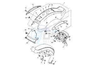 XVS DRAG STAR 1100 drawing FENDER MY02