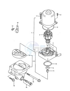 DT 75 drawing Power Unit (1995 to 1997)