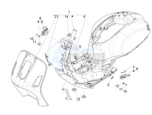 GTS 300 IE ABS E4 (APAC) drawing Frame/bodywork