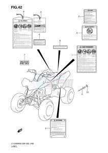 LT-Z400 (E28-E33) drawing LABEL