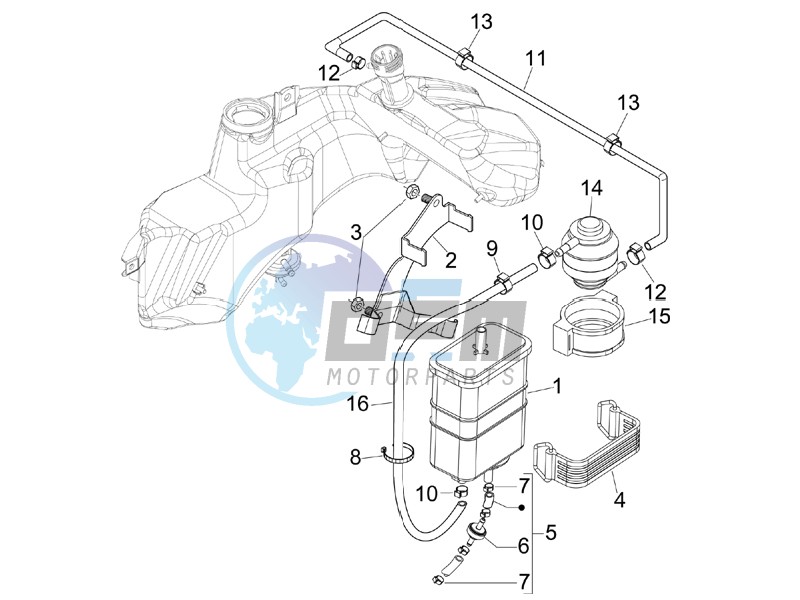 Anti-percolation system