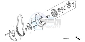 PES125R9 France - (F / CMF STC) drawing OIL PUMP