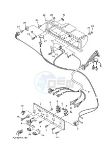 EF4000FW 251 (7C43) drawing CONTROL BOX