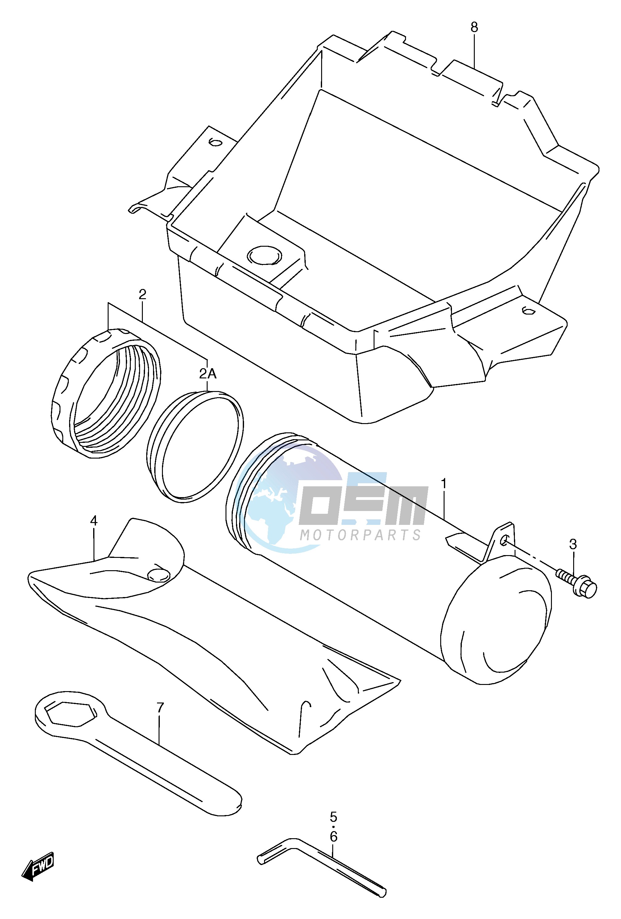 RUGGAGE BOX (MODEL V W)