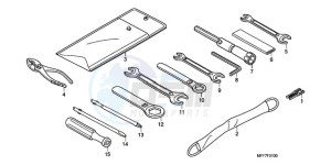 XL700VA9 France - (F / ABS CMF) drawing TOOLS