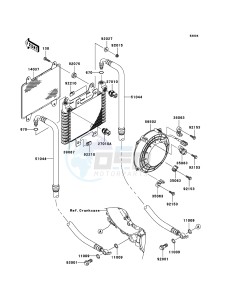 KVF360 4x4 KVF360A7F EU GB drawing Oil Cooler