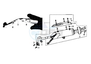 JOYRIDE EU2 - 200 cc drawing EXHAUST